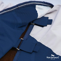 Capa Horseware Rambo Summer Series V-Front Marinho / cinza Azul Capa Horseware Rambo Summer Series V-Front Marinho / cinza Azul