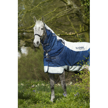 Capa Horseware Rambo Summer Series V-Front Marinho / cinza Capa Horseware Rambo Summer Series V-Front Marinho / cinza