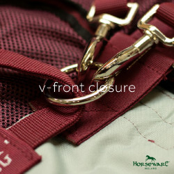 Capa Horseware Rambo Summer Series V-Front Marinho / cinza Azul Capa Horseware Rambo Summer Series V-Front Marinho / cinza Azul