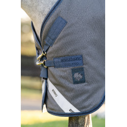 Capa Horseware Rhino Hexstop Plus Poney Turnout 100g Cinza / índigo / marinho Cinzento