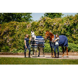 Manta polar Horseware Newmarket Fleece Cooler Marine witney Azul-marinho
