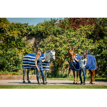 Manta polar Horseware Newmarket Fleece Cooler Marine witney Azul-marinho