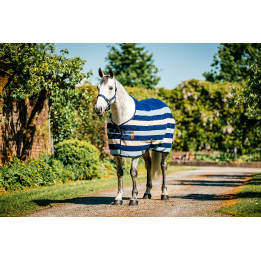 Manta polar Horseware Newmarket Fleece Cooler Marine witney Azul-marinho