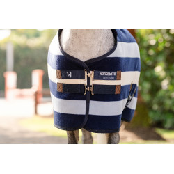 Cobertor de lã Horseware Newmarket Poney Fleece Cooler Marine witney Azul-marinho