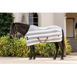 Cobertor de lã Horseware Newmarket Poney Fleece Cooler Carvão de madeira witney Cinzento