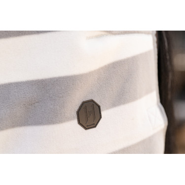 Cobertor de lã Horseware Newmarket Poney Fleece Cooler Carvão de madeira witney Cinzento