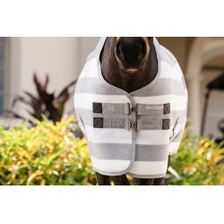 Cobertor de lã Horseware Newmarket Poney Fleece Cooler Carvão de madeira witney Cinzento