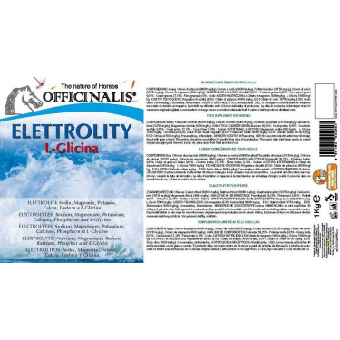 Suplemento alimentar Officinalis® Eletrólitos L-Glicina Suplemento alimentar Officinalis® Eletrólitos L-Glicina
