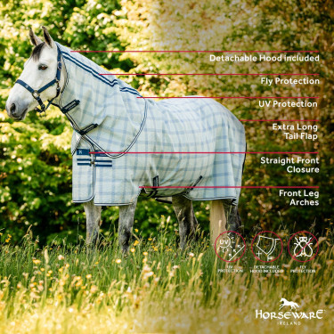 Cobre-pescoço anti-moscas Horseware Newmarket Cobre-pescoço anti-moscas Horseware Newmarket