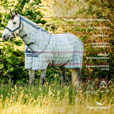 Cobre-pescoço anti-moscas Horseware Newmarket Cobre-pescoço anti-moscas Horseware Newmarket