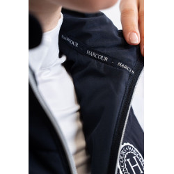 Colete sem mangas Harcour Pola feminino Marinho / branco Azul