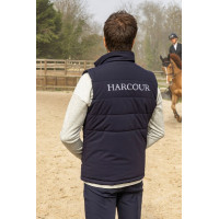 Colete sem mangas Harcour Pona masculino Marinho / branco Azul