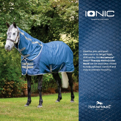 Cobre-pescoço Horseware Ionic Therapy Mesh Cooler Bleu imperial / argent /Marine Azul Cobre-pescoço Horseware Ionic Therapy Mesh Cooler Bleu imperial / argent /Marine Azul