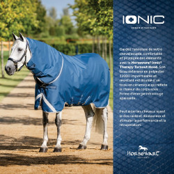Cobre-pescoço Horseware Ionic Therapy Turnout 0g Bleu imperial / argent /Marine Azul Cobre-pescoço Horseware Ionic Therapy Turnout 0g Bleu imperial / argent /Marine Azul