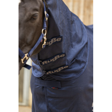 Capa anti-mosca RugBe SuperFly branca Covalliero Marinho Azul-marinho