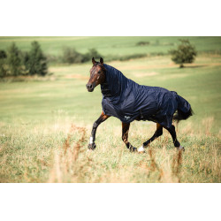 Capa anti-mosca RugBe SuperFly branca Covalliero Marinho Azul-marinho