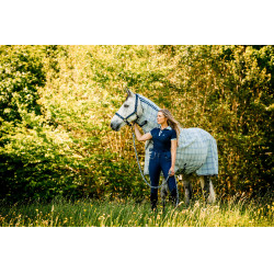 Cabresto e guia Horseware Newmarket Marine witney Azul-marinho