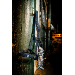 Cabresto e guia Horseware Newmarket Marine witney Azul-marinho