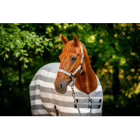 Cabresto e guia Horseware Newmarket Carvão de madeira witney Cinzento