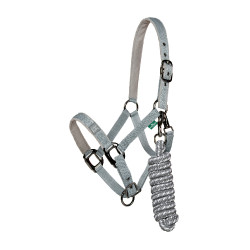 Cabresto e guia Horseware Newmarket Carvão de madeira witney Cinzento