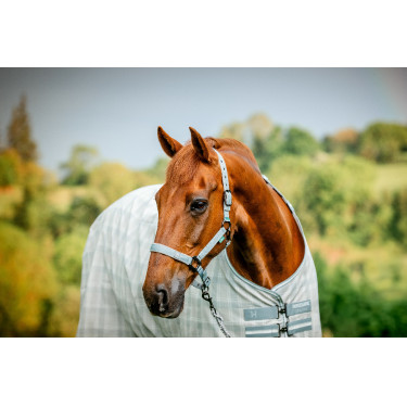 Cabresto e guia Horseware Newmarket Carvão de madeira witney Cinzento