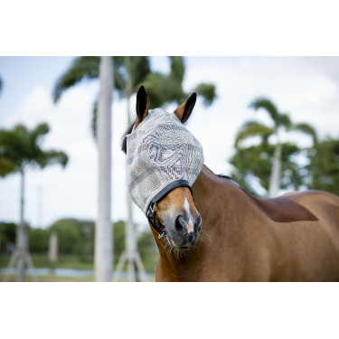 Máscaras anti-moscas Horseware Newmarket sem orelhas Carvão de madeira witney Cinzento