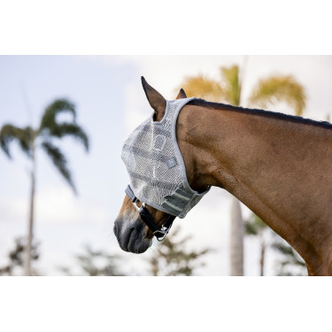 Máscaras anti-moscas Horseware Newmarket sem orelhas Carvão de madeira witney Cinzento
