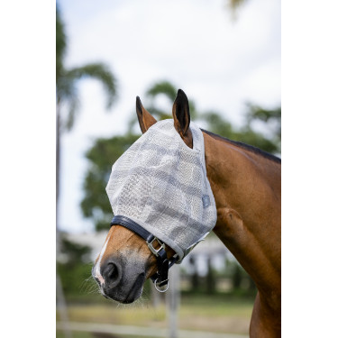 Máscaras anti-moscas Horseware Newmarket sem orelhas Carvão de madeira witney Cinzento