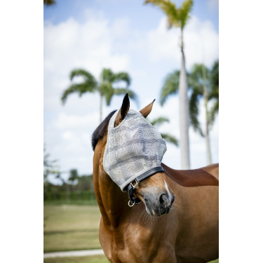 Máscaras anti-moscas Horseware Newmarket sem orelhas Carvão de madeira witney Cinzento