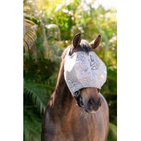 Máscaras anti-moscas Horseware Amigo sem orelhas Prata / cinza titânio / prata Máscaras anti-moscas Horseware Amigo sem orelhas Prata / cinza titânio / prata