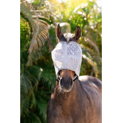 Máscaras anti-moscas Horseware Amigo sem orelhas Prata / cinza titânio / prata Máscaras anti-moscas Horseware Amigo sem orelhas Prata / cinza titânio / prata