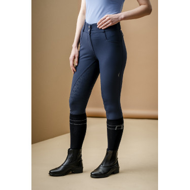 Calça Horseware AA Allora com assento completo Marinho Azul-marinho