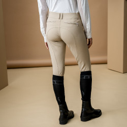 Calça Horseware AA Aria com reforço nos joelhos e cintura média Bege Calça Horseware AA Aria com reforço nos joelhos e cintura média Bege
