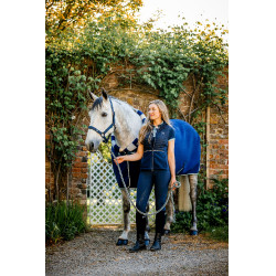 Calça Horseware Newmarket cintura alta com assento completo Marinho / marinho Azul