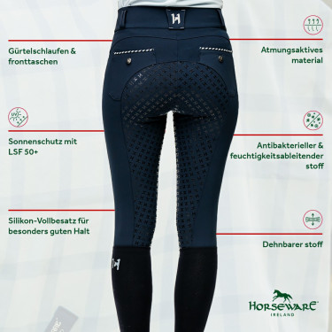 Calça Horseware Newmarket cintura alta com assento completo Calça Horseware Newmarket cintura alta com assento completo