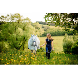 Calça Horseware Newmarket cintura alta com assento completo Marinho / marinho Azul