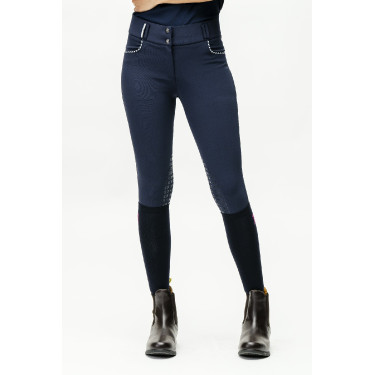 Calça Horseware Newmarket cintura média com grip nos joelhos Calça Horseware Newmarket cintura média com grip nos joelhos