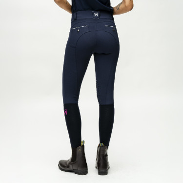 Calça Horseware Newmarket cintura média com grip nos joelhos Calça Horseware Newmarket cintura média com grip nos joelhos