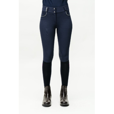 Calça Horseware Newmarket cintura média com grip nos joelhos Calça Horseware Newmarket cintura média com grip nos joelhos