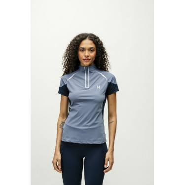Pólo 1/4 zip Horseware Stamina mangas curtas Pólo 1/4 zip Horseware Stamina mangas curtas