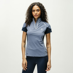 Pólo 1/4 zip Horseware Stamina mangas curtas Azul Pólo 1/4 zip Horseware Stamina mangas curtas Azul
