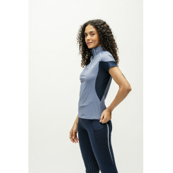 Pólo 1/4 zip Horseware Stamina mangas curtas Azul Pólo 1/4 zip Horseware Stamina mangas curtas Azul