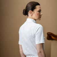 Camisa de concurso Horseware AA Elena de mangas curtas Branco