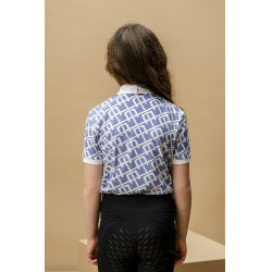 Polo Horseware AA Crianças Zanara Azul siciliano