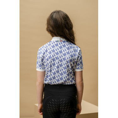 Polo Horseware AA Crianças Zanara Azul siciliano