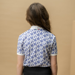 Polo Horseware AA Crianças Zanara Azul siciliano