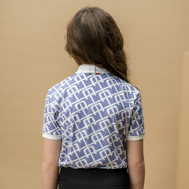 Polo Horseware AA Crianças Zanara Azul siciliano