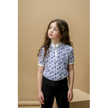 Polo Horseware AA Crianças Zanara Azul siciliano