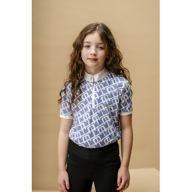 Polo Horseware AA Crianças Zanara Azul siciliano