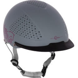 Capacete de equitação Covalliero Beauty 2.0 Cinzento